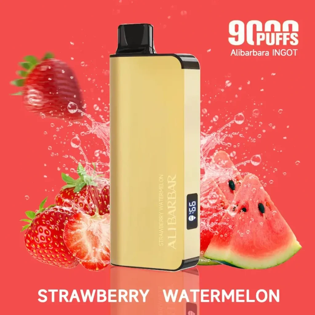 ALIBARBAR INGOT 9000 – Strawberry Watermelon