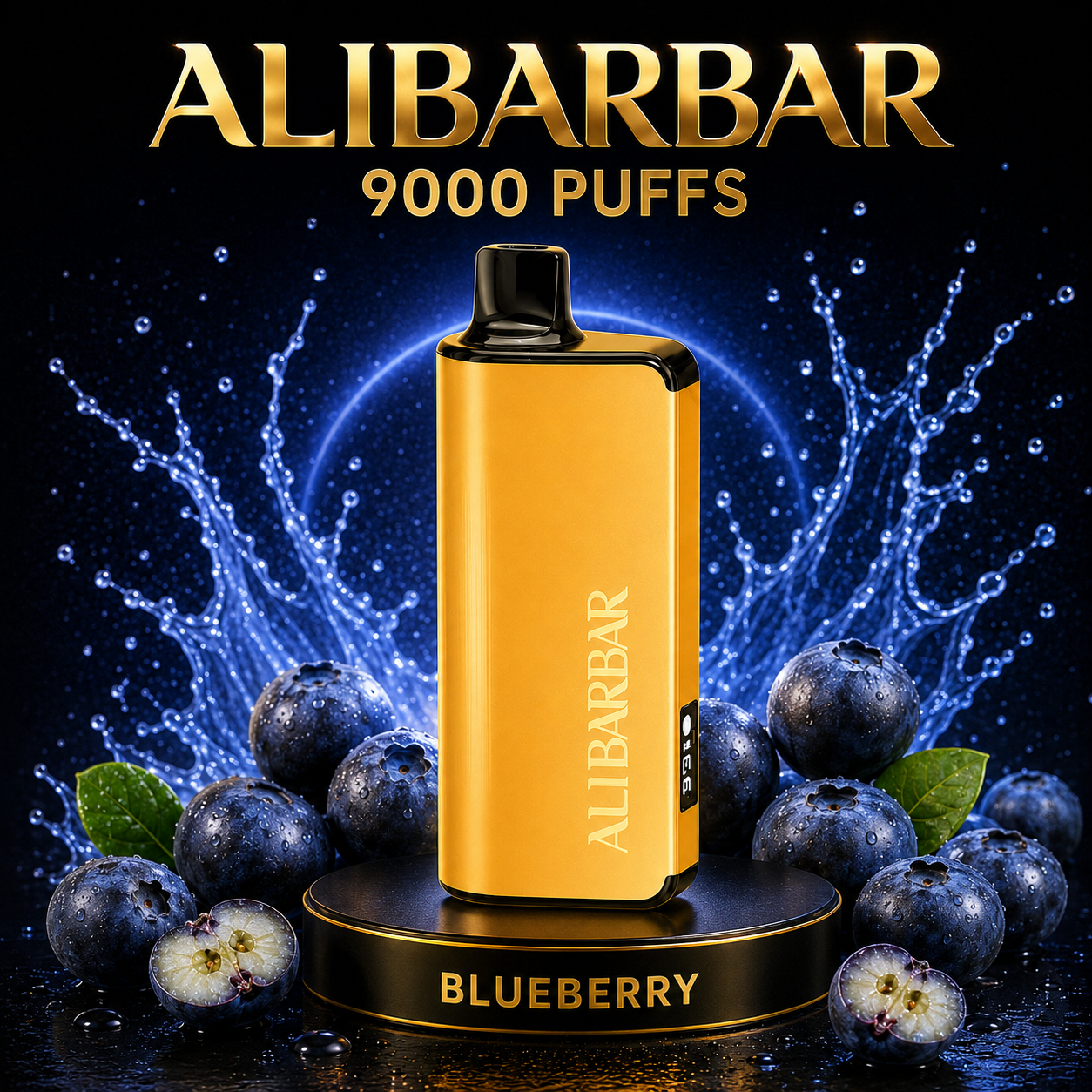 ALIBARBAR INGOT 9000 – Blueberry Blast