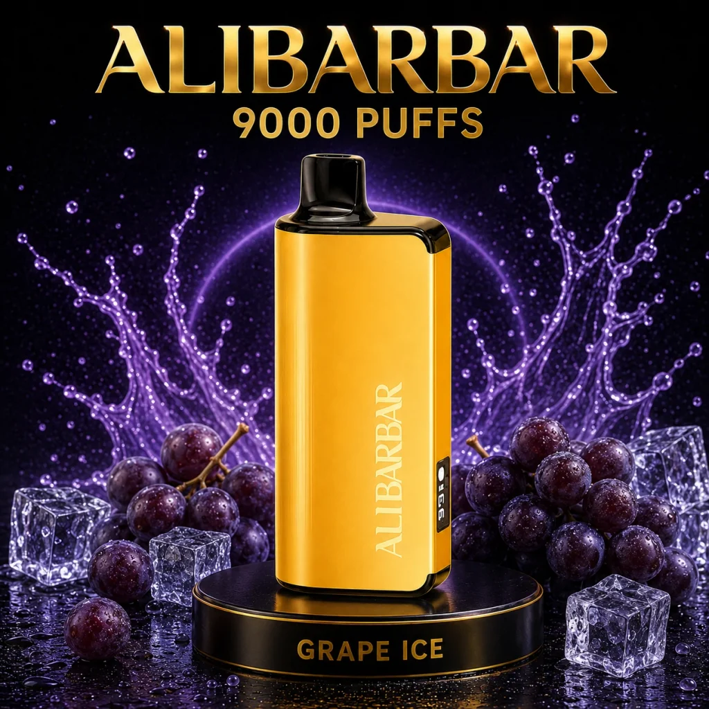 ALIBARBAR INGOT 9000 – Grape Ice