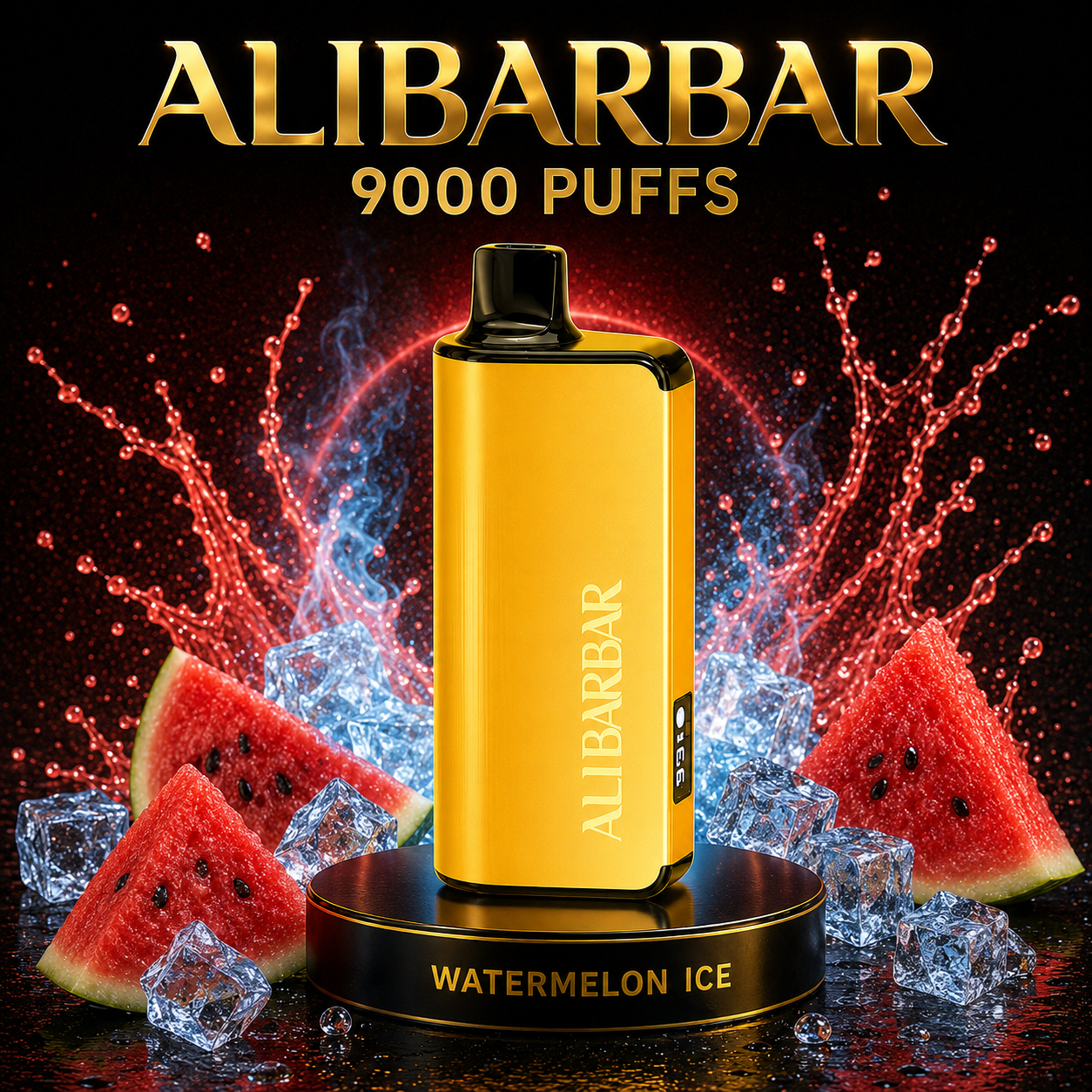 ALIBARBAR INGOT 9000 – Watermelon Ice